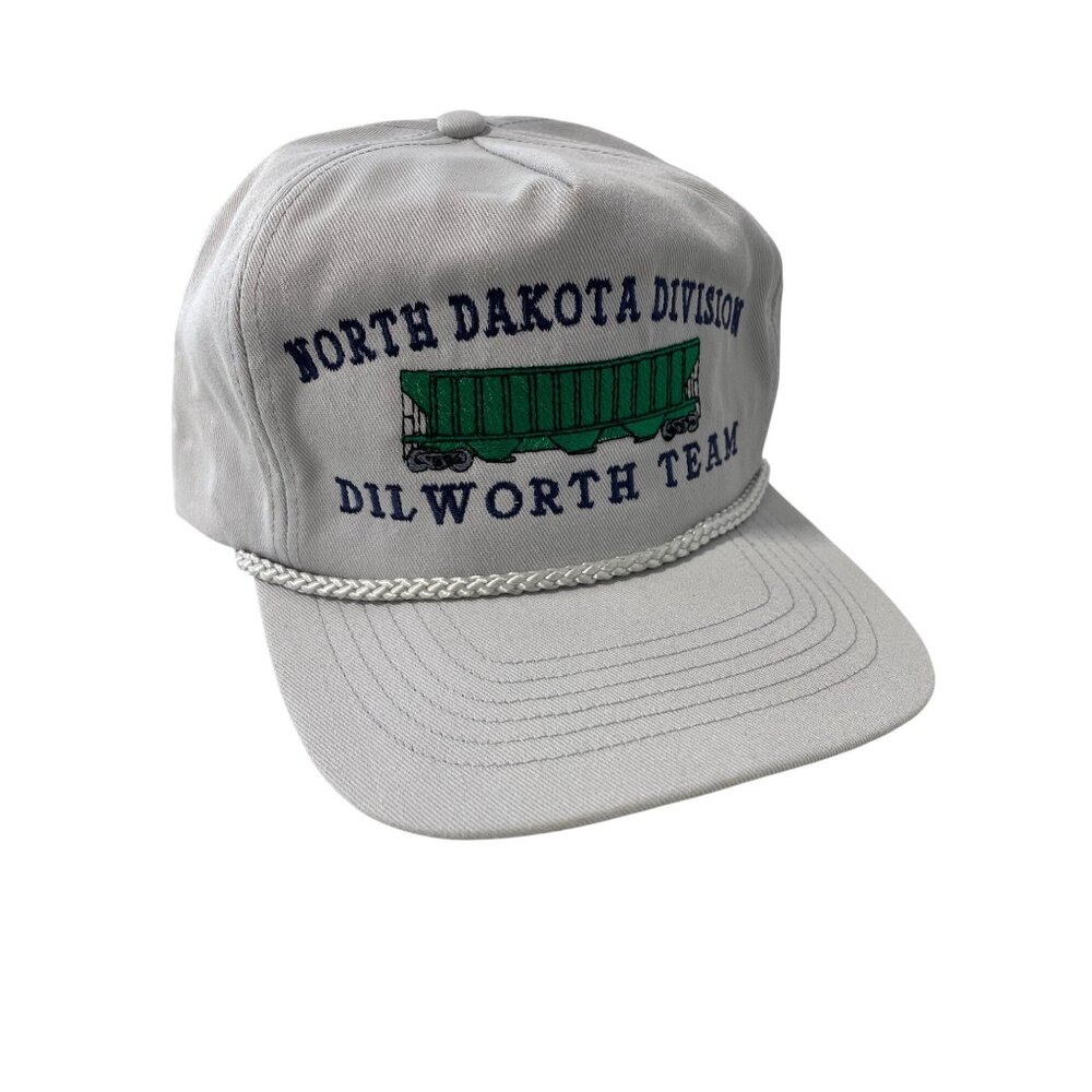 San Sun North Dakota Division Dilworth Team Adjustable Hat OS Rope Gray Active